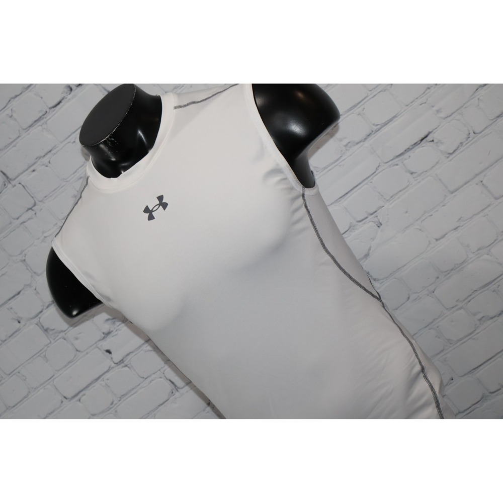 Under Armour Compression Tank Top Shirt Mens Large HeatGear Sleeveless Layer